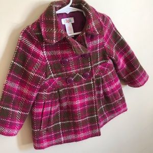 Toddler girl peacoat